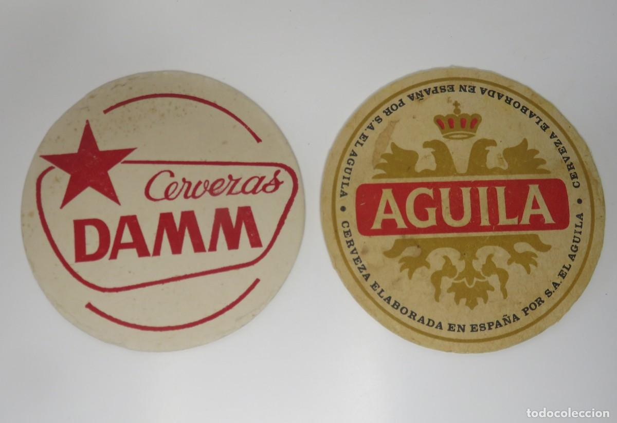 Coleccionismo de cervezas: Posavasos Damm y Aguila - Foto 1