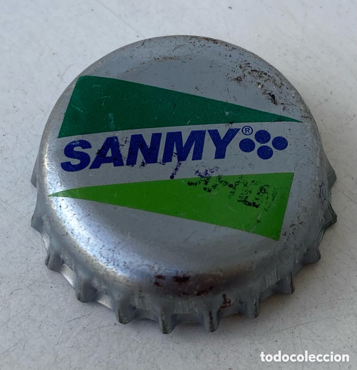 Coleccionismo de cervezas: TAP&Oacute;N CORONA BOTTLE CAP TAPPI CHAPA GASEOSA SANMY. BARCELONA.FABR. CHAPA: E-- LOTE N. 3865--CARMANJO