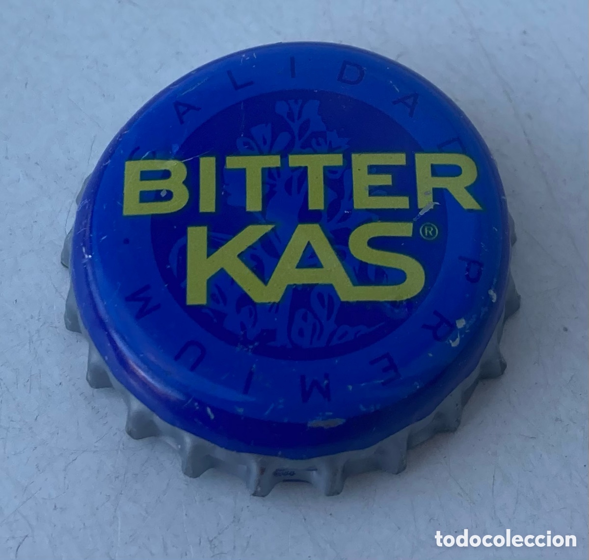 Coleccionismo de cervezas: TAP&Oacute;N CORONA CAPSULE KRONKORKEN TAPPI CHAPA BOTTLE CAP BITTER KAS. (1)--LOTE N. 3874--CARMANJO