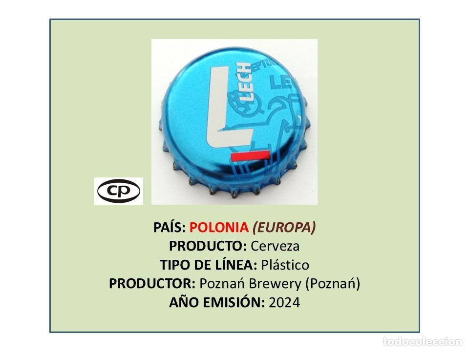 Coleccionismo de cervezas: TAPON CORONA CAPSULA CHAPA CERVEZA LECH (POLONIA)