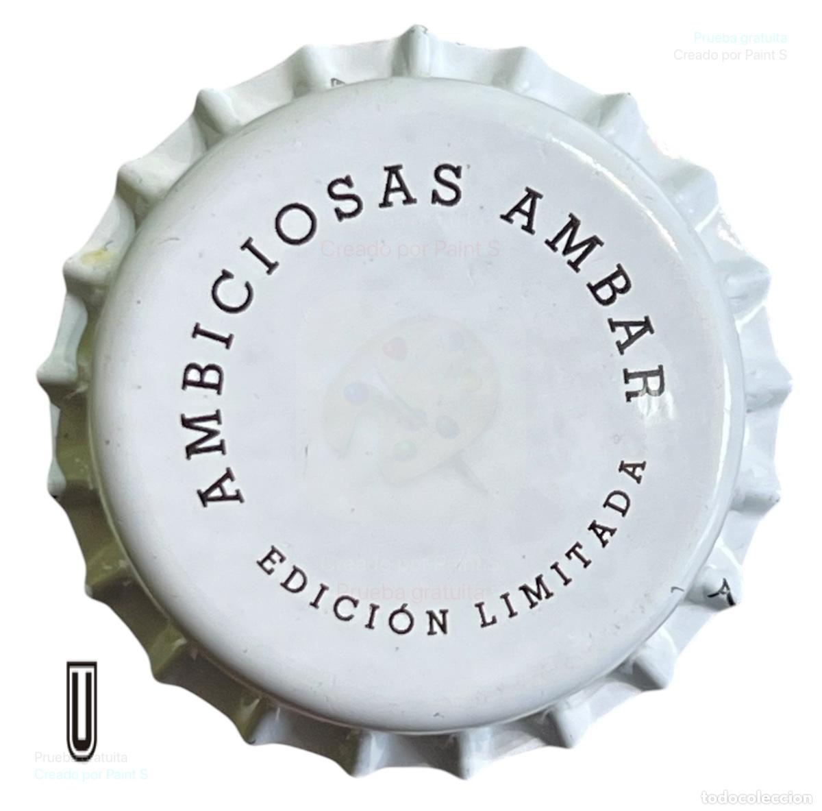Coleccionismo de cervezas: TAPON CORONA CHAPA BEER BOTTLE CAP KRONKORKEN TAPPI CAPSULE CERVEZA AMBAR AMBICIOSAS