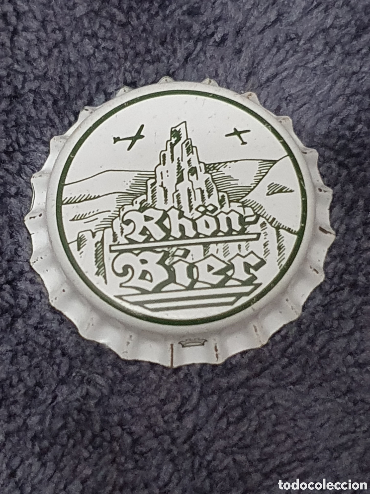 Coleccionismo de cervezas: H2. Chapa Tap&oacute;n Corona De Cerveza Rh&ouml;n Bier, Alemania, Nuevo, Sin Usar Ni Cerrar.