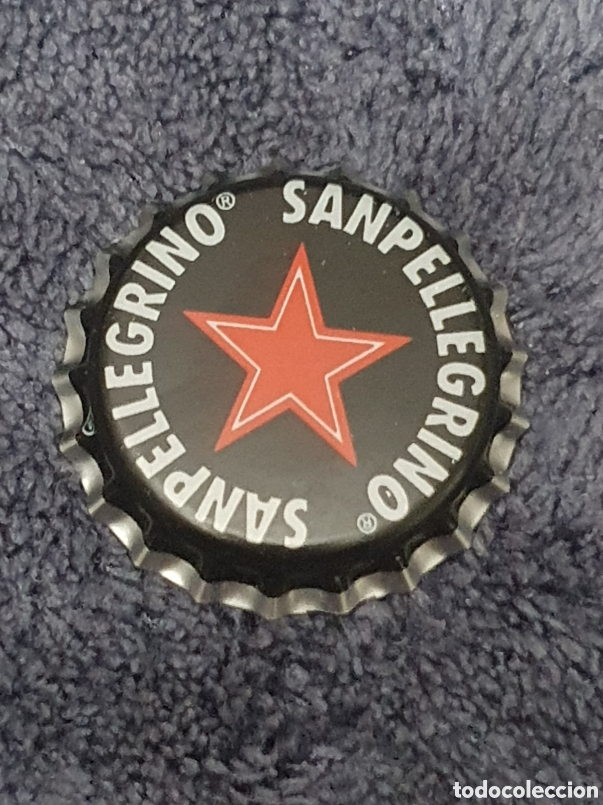 Coleccionismo de cervezas: H1. Chapa Tap&oacute;n Corona De Sanpellegrino, Italia, Nuevo, Sin Usar Ni Cerrar.