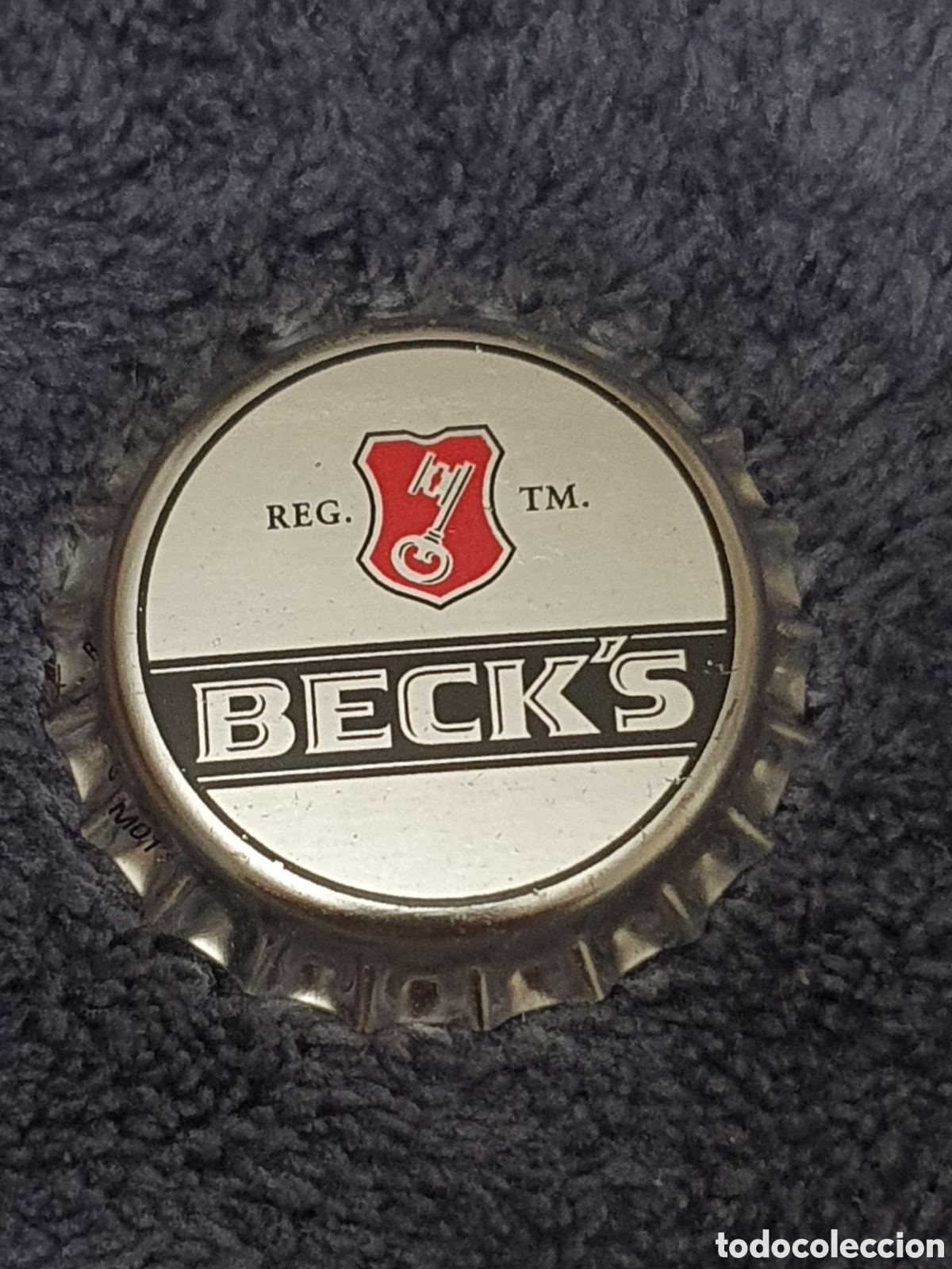 Coleccionismo de cervezas: H2. Chapa Tap&oacute;n Corona De Cerveza Beck's, Alemania, Nuevo, Sin Usar Ni Cerrar.