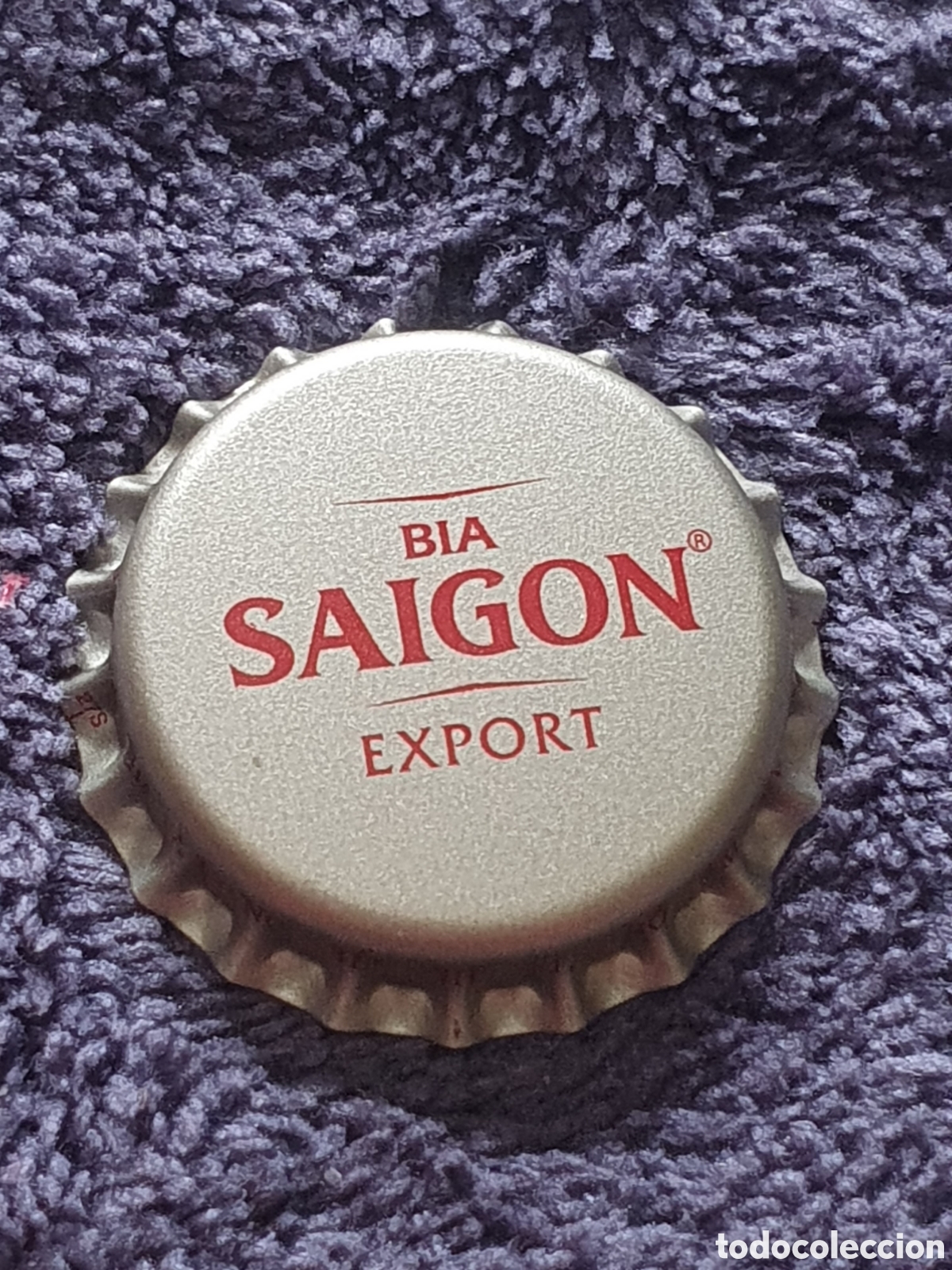 Coleccionismo de cervezas: H1. Chapa Tap&oacute;n Corona, De Cerveza Bia Saigon Export, Vietnam, Nuevo, Sin Usar Ni Cerrar.
