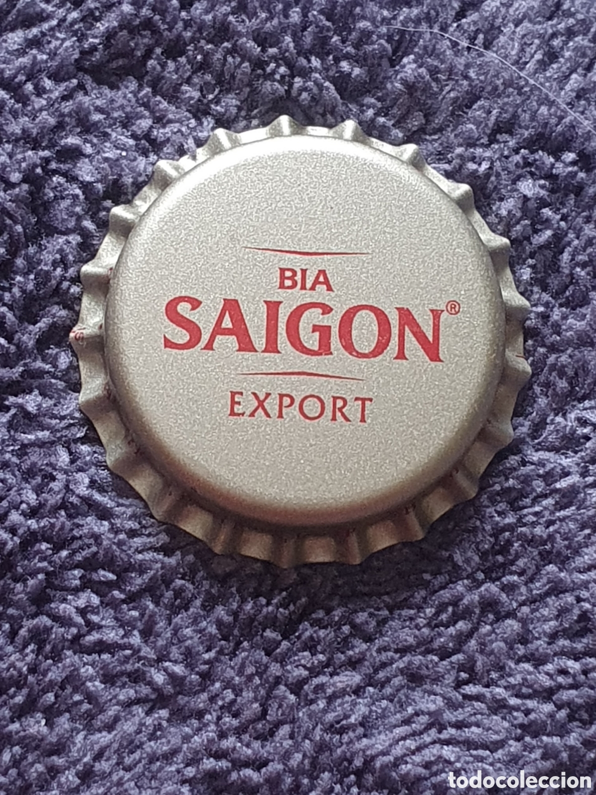 Coleccionismo de cervezas: H1. Chapa Tap&oacute;n Corona, De Cerveza Bia Saigon Export, Vietnam, Nuevo, Sin Usar Ni Cerrar.