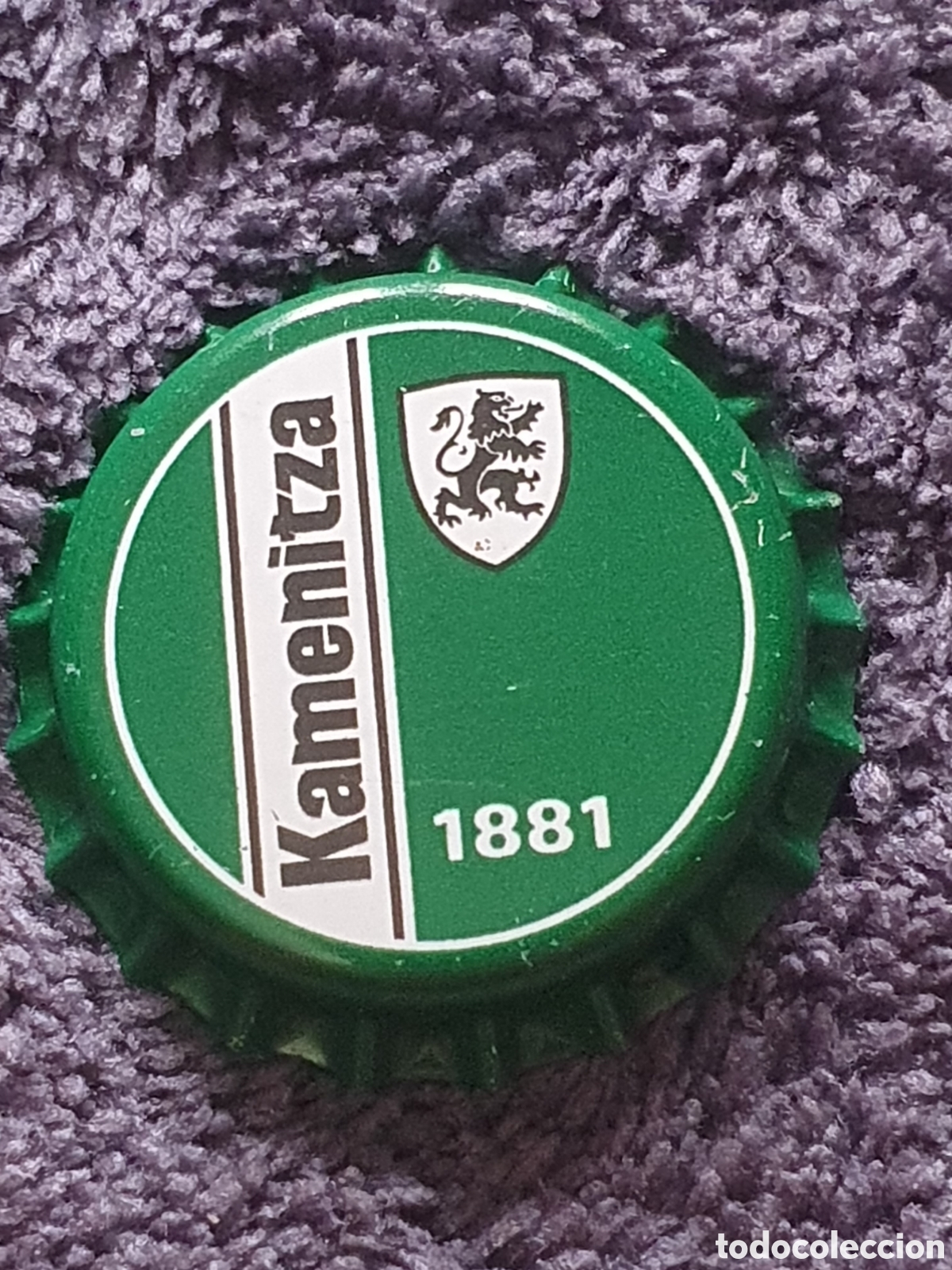Coleccionismo de cervezas: H1. Chapa Tap&oacute;n Corona, De Cerveza Kamenitza, Bulgaria, Nuevo, Sin Usar Ni Cerrar.