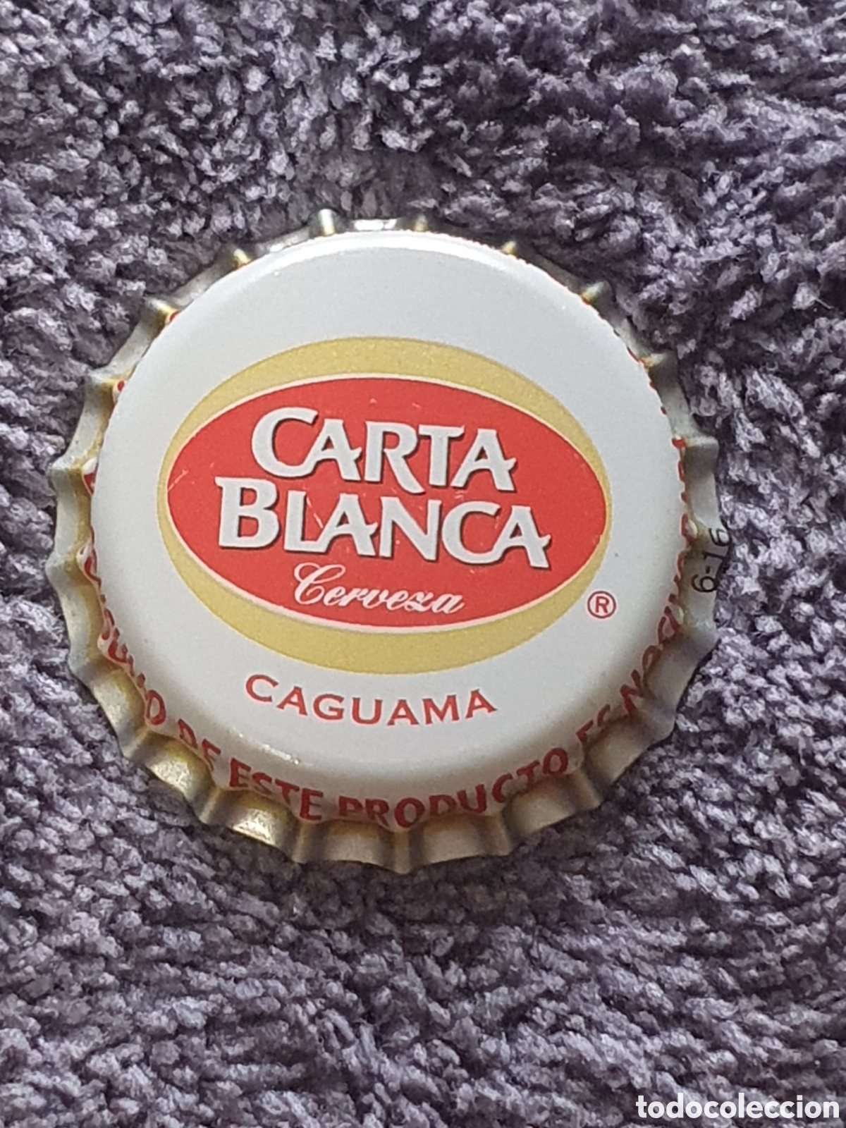 Coleccionismo de cervezas: H1. Chapa Tap&oacute;n Corona De Cerveza Carta blanca, M&eacute;xico, Nuevo, Sin Usar Ni Cerrar.