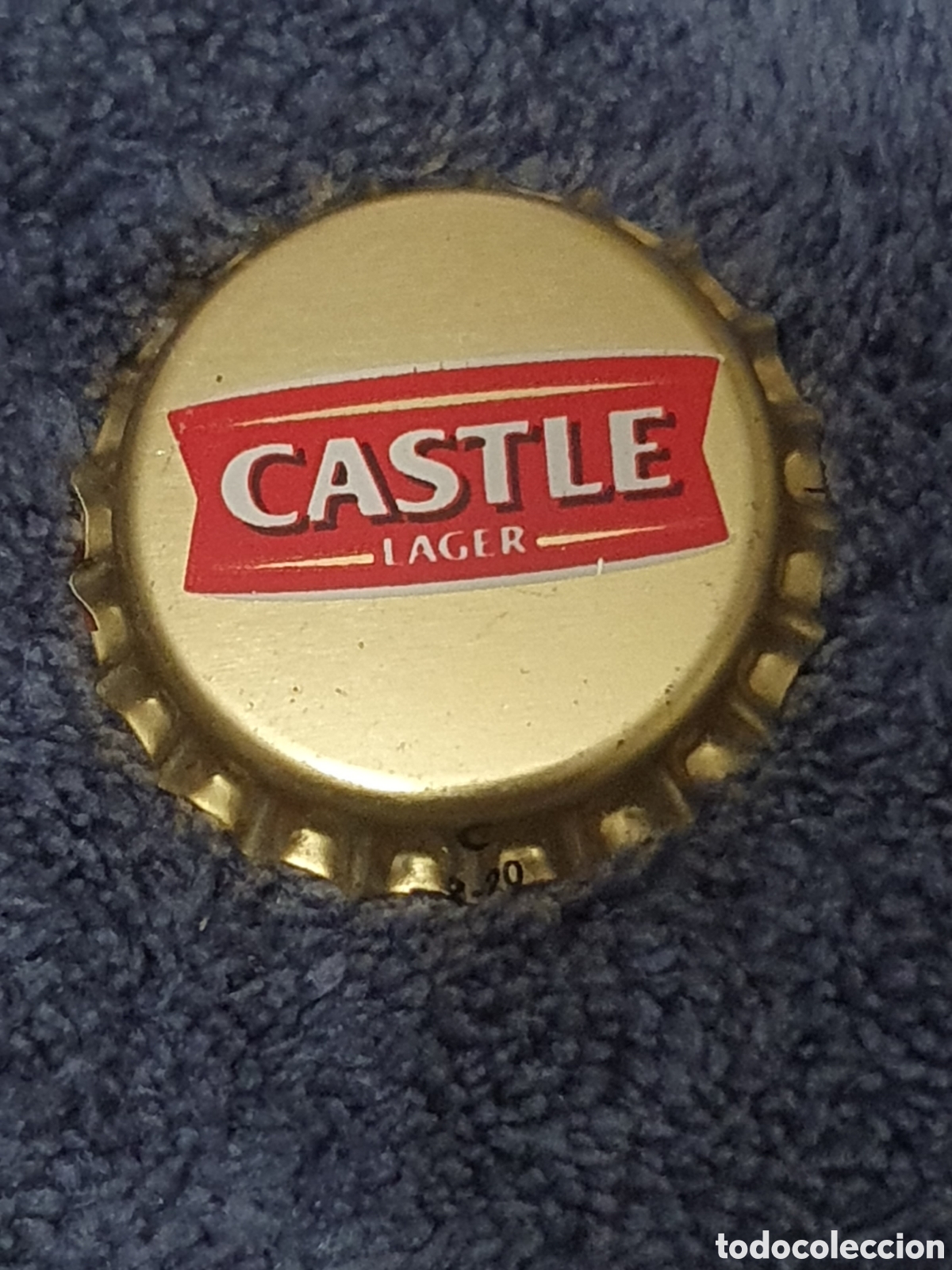 Coleccionismo de cervezas: H1. Chapa Tap&oacute;n Corona De Cerveza Castle Lager, Sud&aacute;frica, Austria, Nuevo, Sin Usar Ni Cerrar.