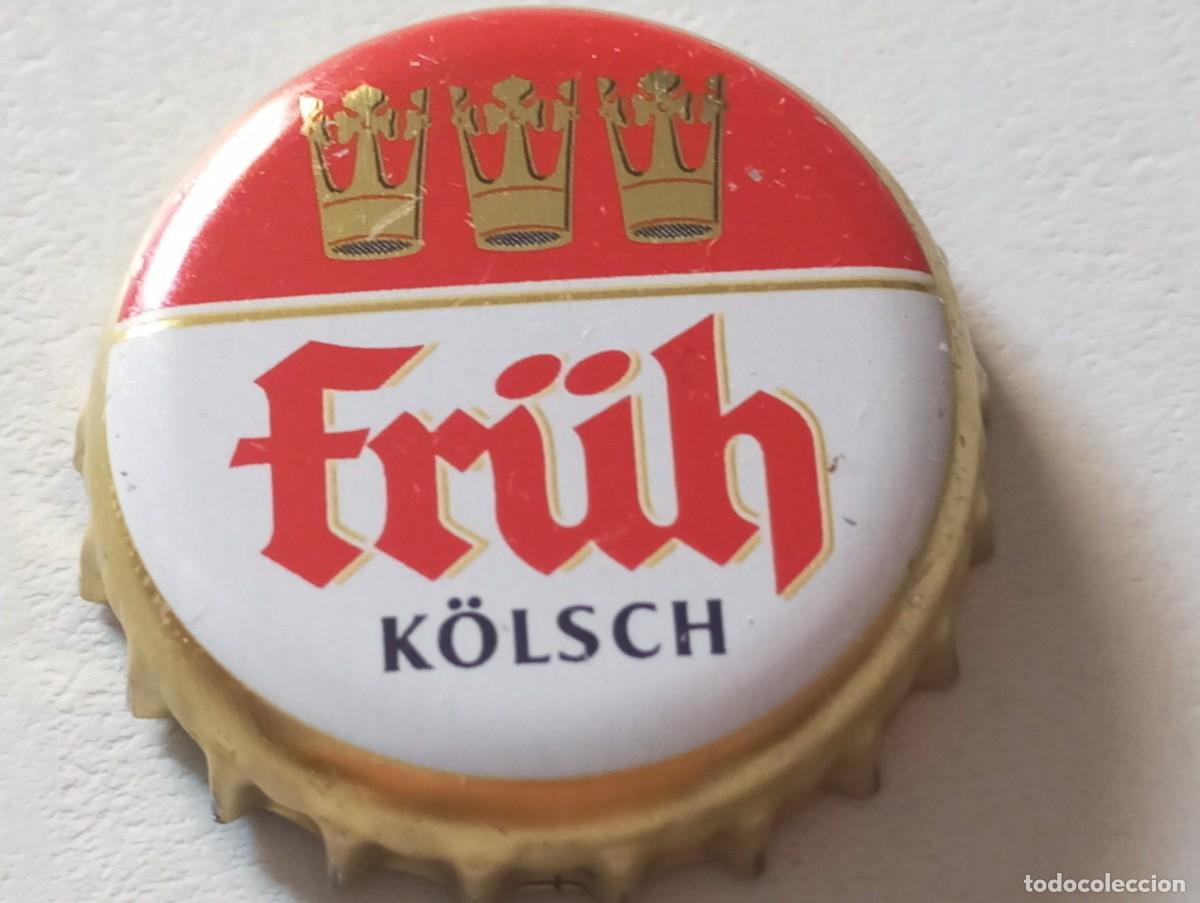 Coleccionismo de cervezas: Chapa tap&oacute;n corona de la cerveza alemana FR&Uuml;H K&Ouml;LSCH