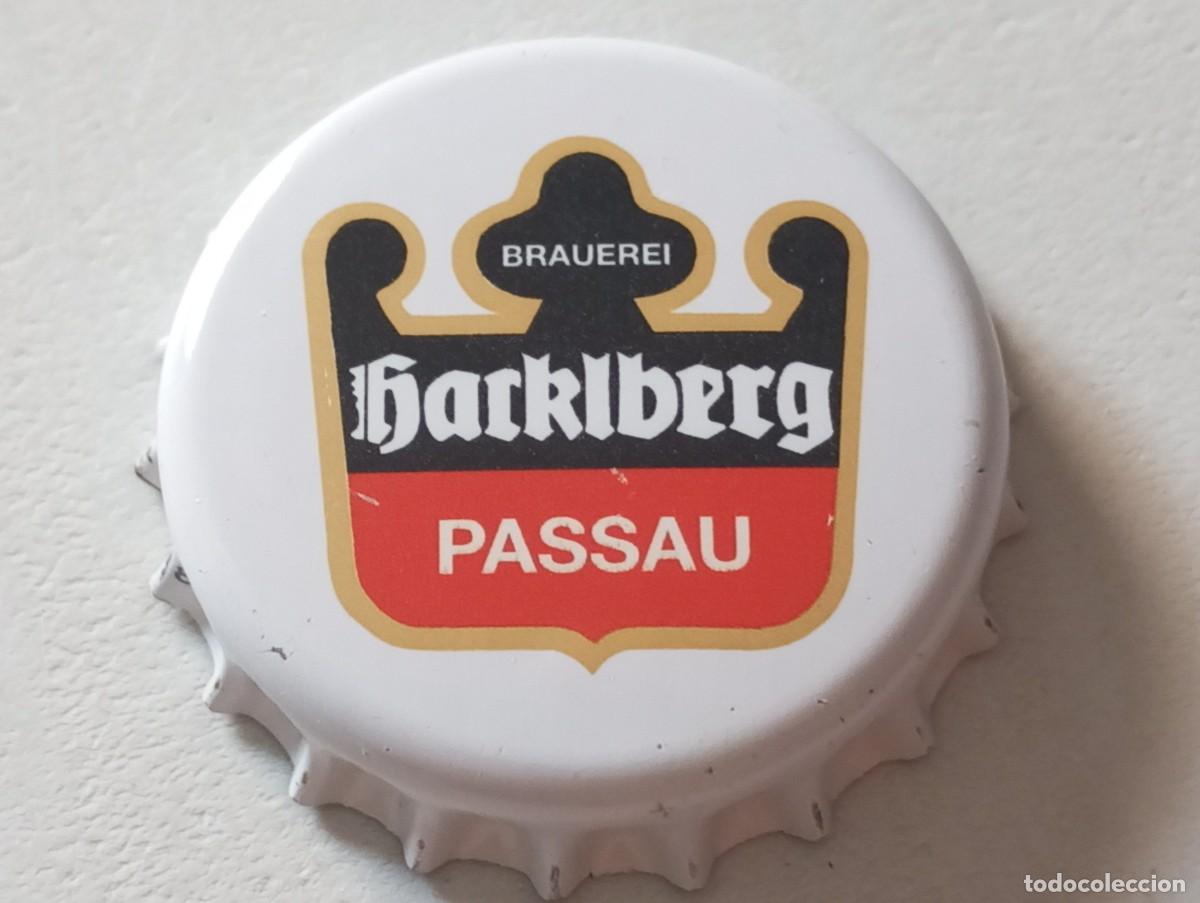 Coleccionismo de cervezas: Chapa tap&oacute;n corona de la cerveza alemana HACKLBERG BRAUEREI - PASSAU