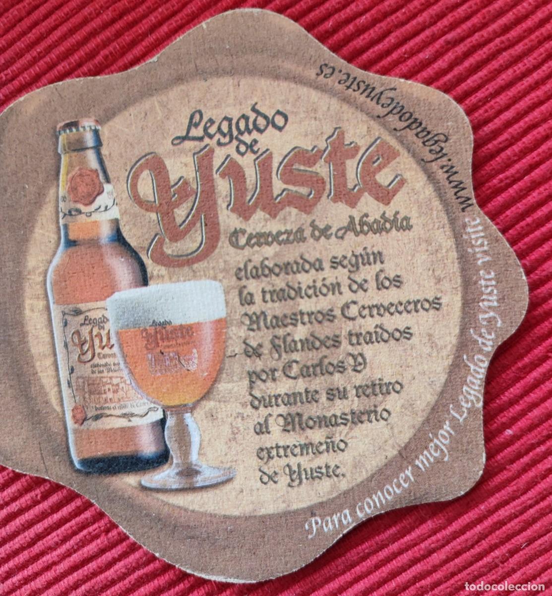 Coleccionismo de cervezas: posavasos cerveza legado Yuste