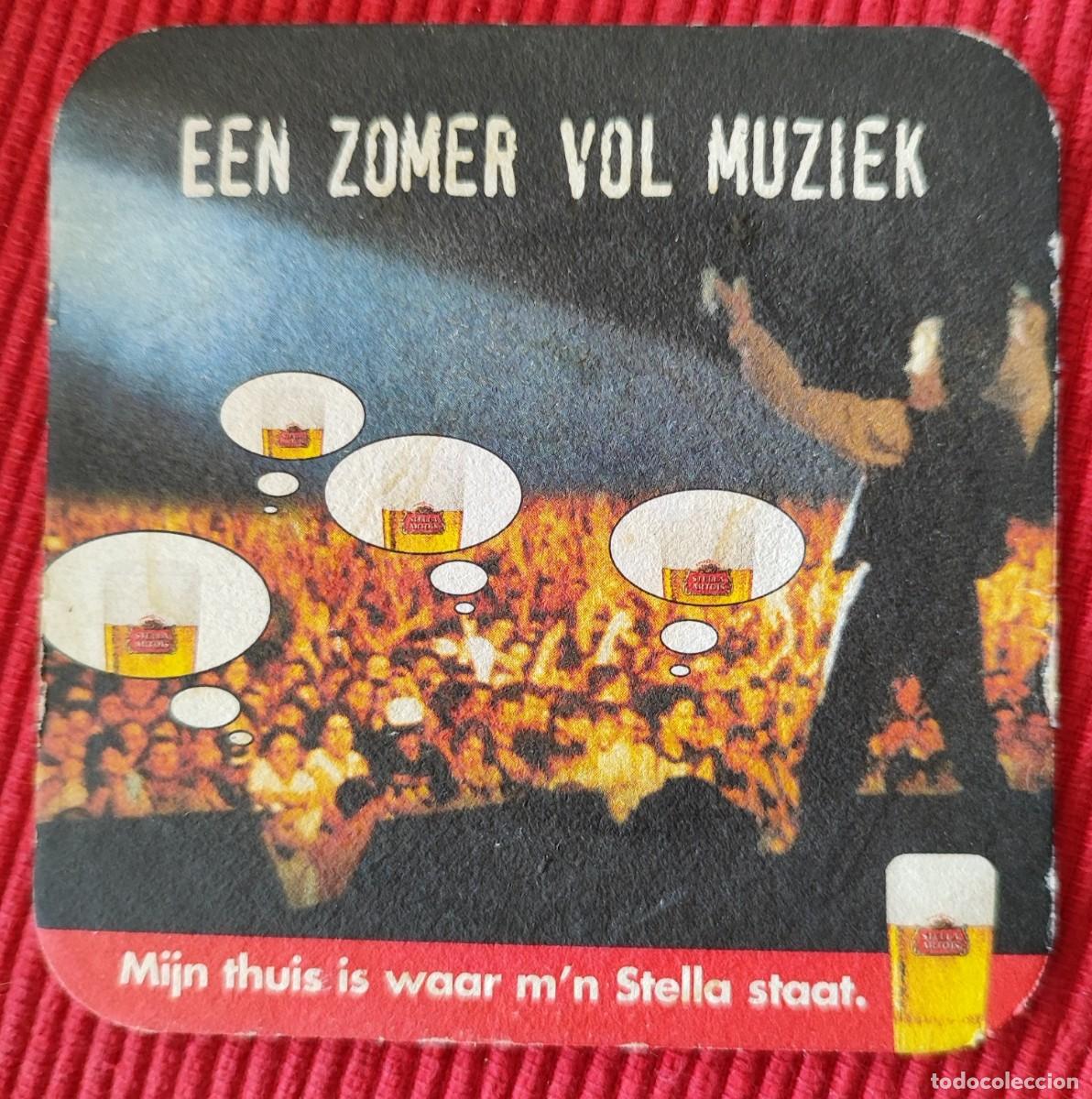 Coleccionismo de cervezas: posavasos cerveza Stella Artois a&ntilde;o 98