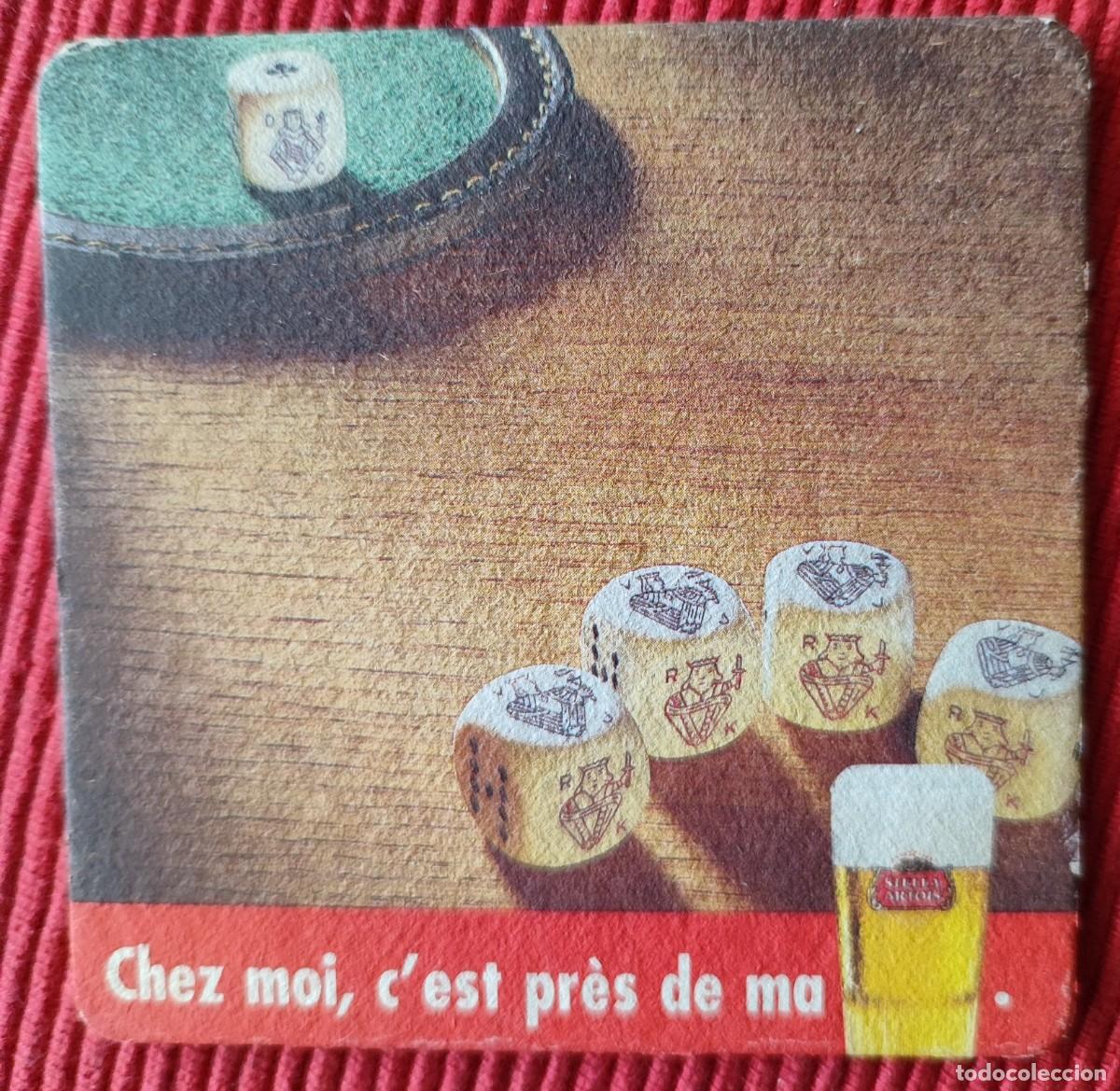 Coleccionismo de cervezas: posavasos cerveza Stella Artois