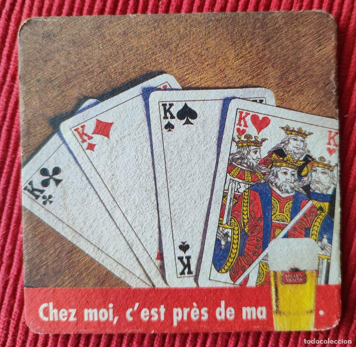 Coleccionismo de cervezas: posavasos cerveza Stella Artois