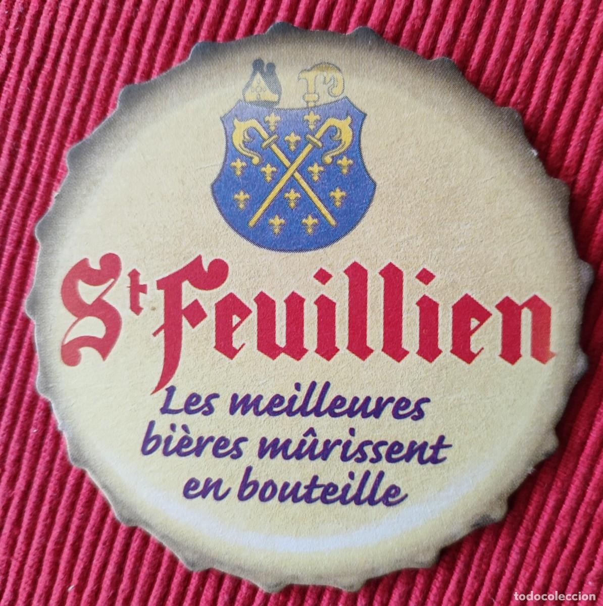 Coleccionismo de cervezas: posavasos Feuillien cerveza