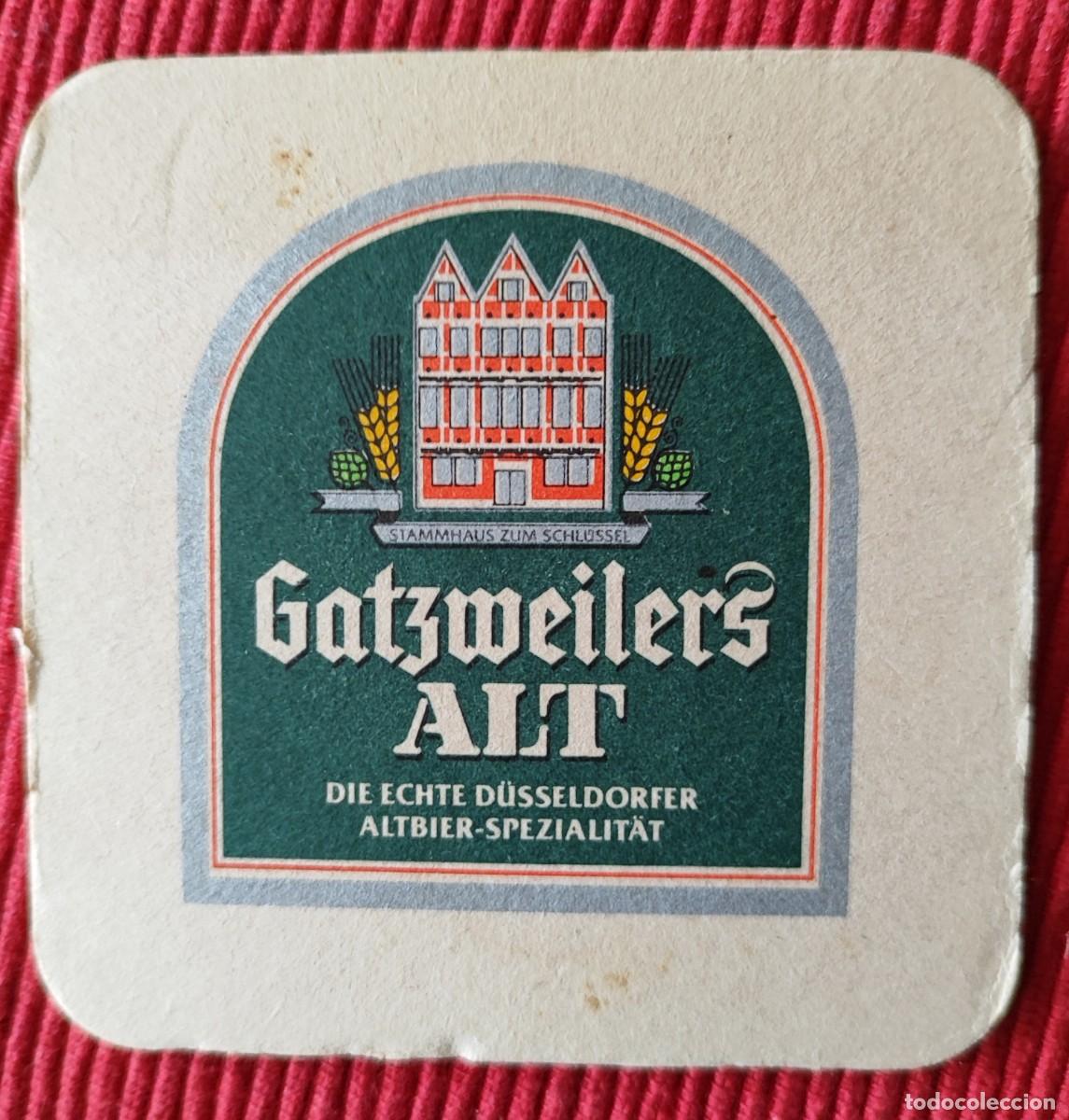 Coleccionismo de cervezas: posavasos cerveza Gatzweilers