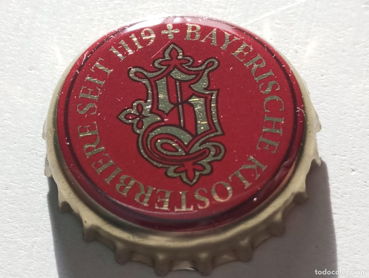 Sammeln von Brauereiartikeln: Chapa tap&oacute;n corona de la cerveza alemana BAYERISCHE KLOSTERBIERE SEIT 1119 (SCHEYERN)