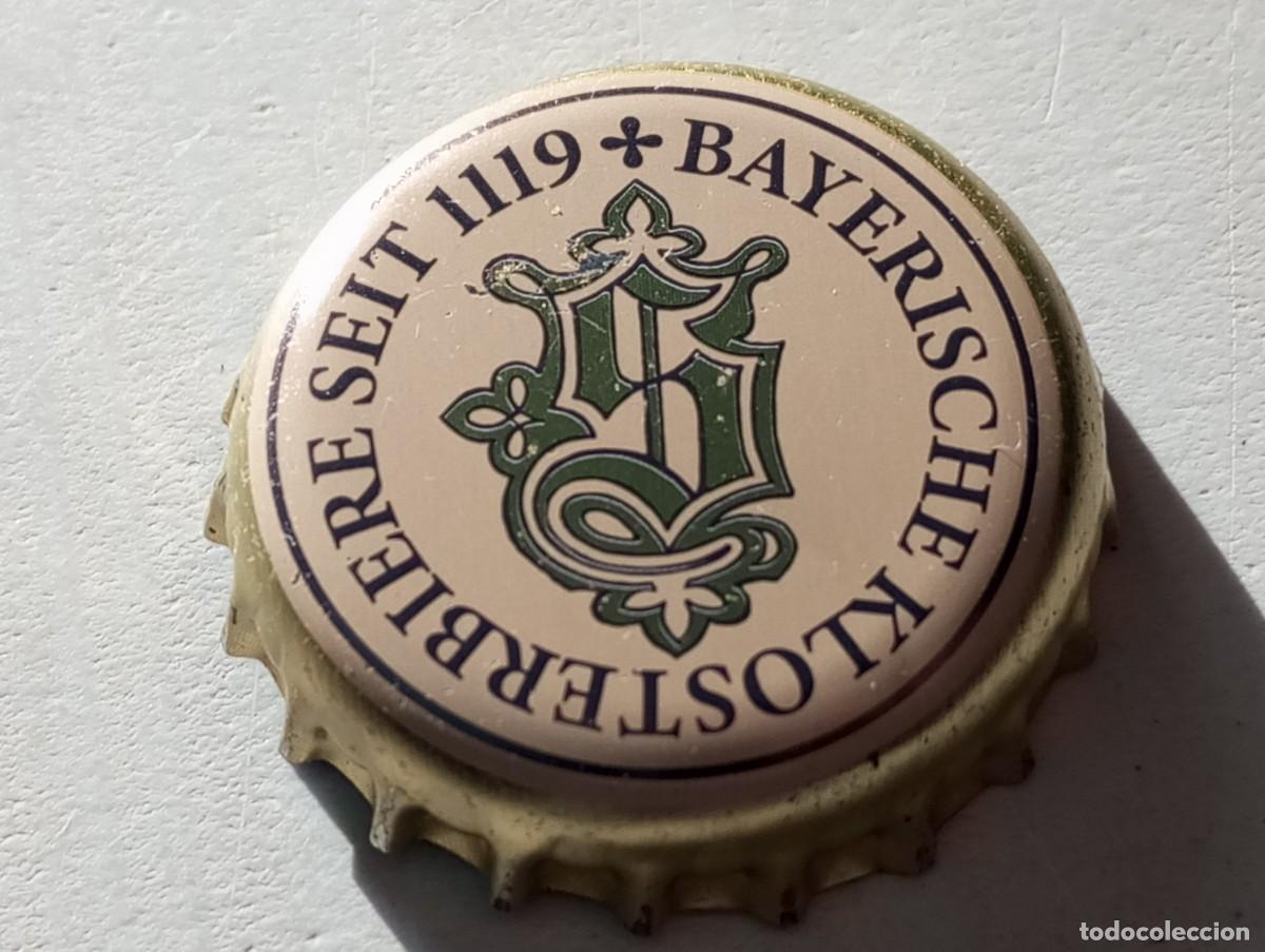 Sammeln von Brauereiartikeln: Chapa tap&oacute;n corona de la cerveza alemana BAYERISCHE KLOSTERBIERE SEIT 1119 (SCHEYERN)