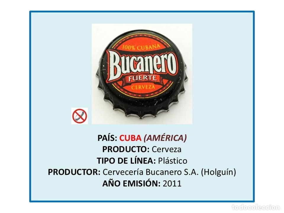 Coleccionismo de cervezas: TAPON CORONA CAPSULA CHAPA CERVEZA BUCANERO FUERTE (CUBA)