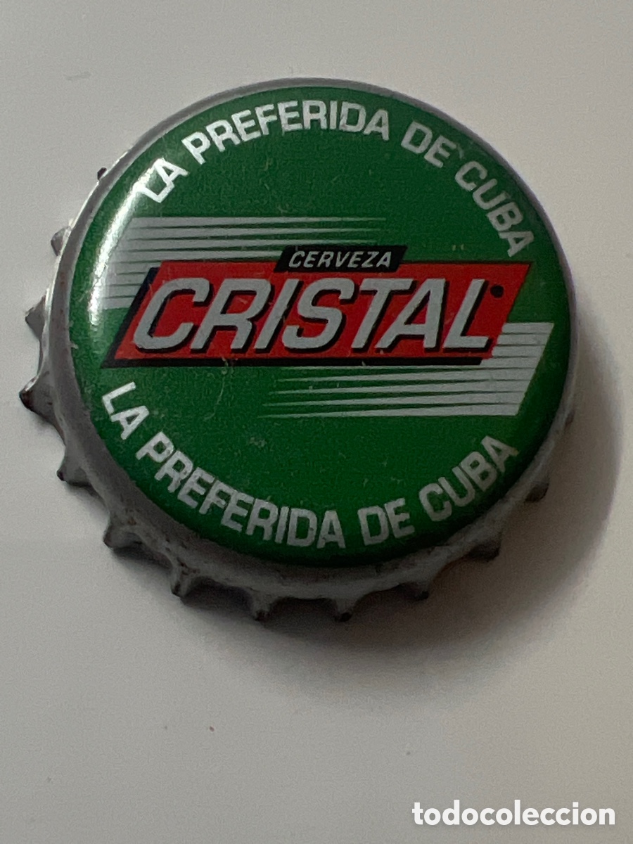 Colecionismo de cervejas: T52. Chapa tap&oacute;n corona de la cerveza cubana PALMA CRISTAL