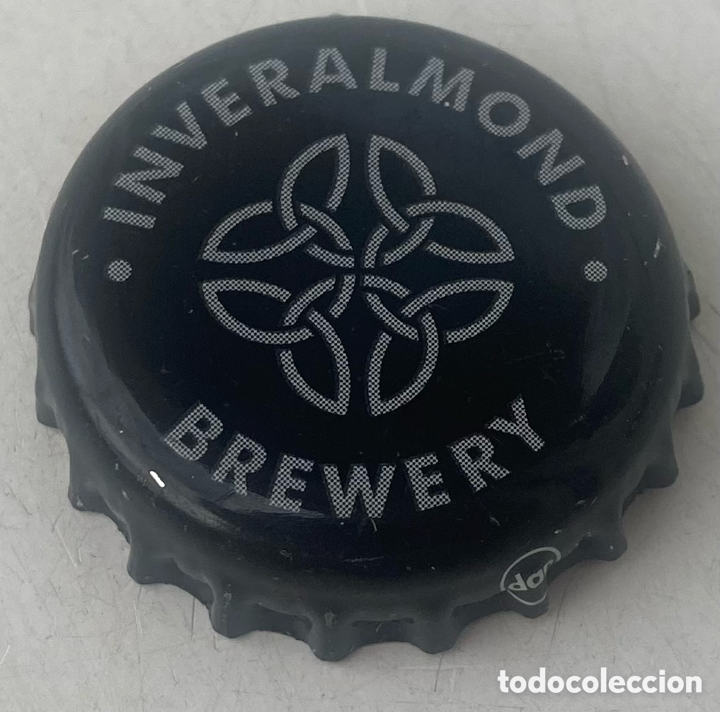 Coleccionismo de cervezas: CHAPA CERVEZA BOTTLE CAP BEER BIRRA INVERALMOND. REINO UNIDO.FAB. CHAPA:DAP.--LOTE N. 3911--CARMANJO