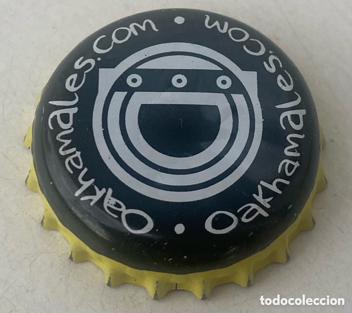 Coleccionismo de cervezas: CHAPA CERVEZA ARTESANA BOTTLE CAP BEER BIRRA OAKHAM.REINO UNIDO.FAB.CHAPA:CP.-LOTE N. 3912--CARMANJO