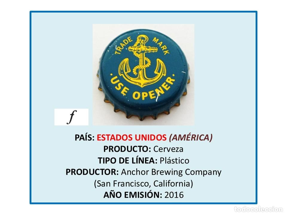 Coleccionismo de cervezas: TAPON CORONA CAPSULA CHAPA CERVEZA ANCHOR (ESTADOS UNIDOS)