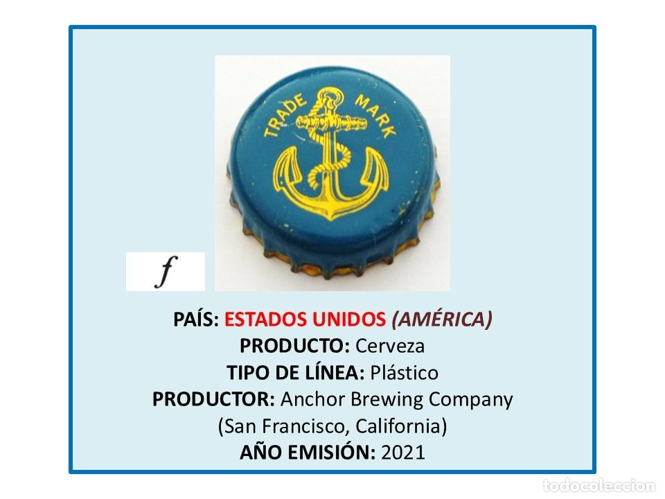 Coleccionismo de cervezas: TAPON CORONA CAPSULA CHAPA CERVEZA ANCHOR (ESTADOS UNIDOS)