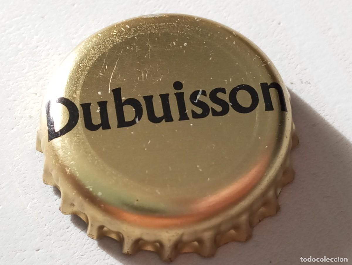 Collectionnisme de bi&egrave;res: Chapa tap&oacute;n corona de la cerveza belga DUBUISSON