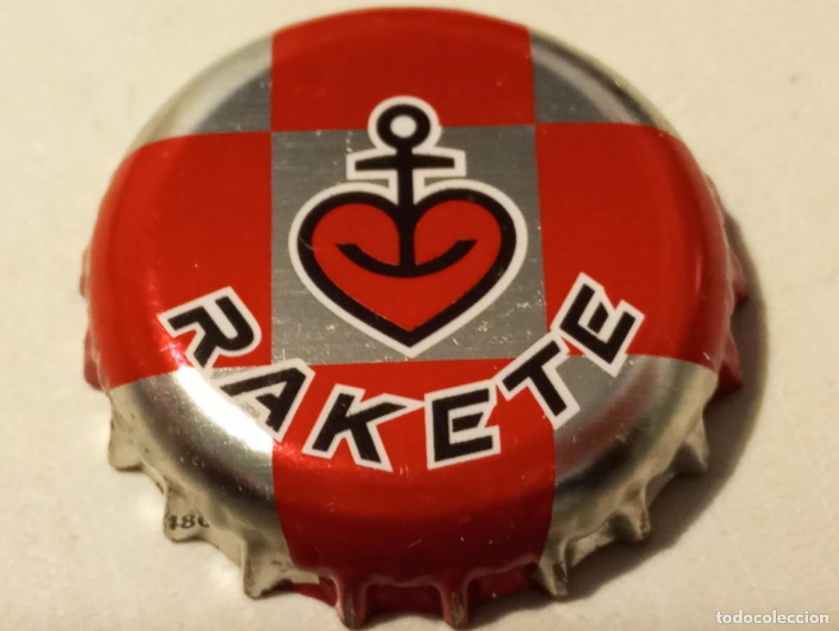 Coleccionismo de cervezas: Chapa tap&oacute;n corona de la cerveza alemana ASTRA RAKETE