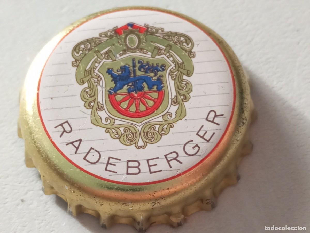 Coleccionismo de cervezas: Chapa tap&oacute;n corona de la cerveza alemana RADEBERGER