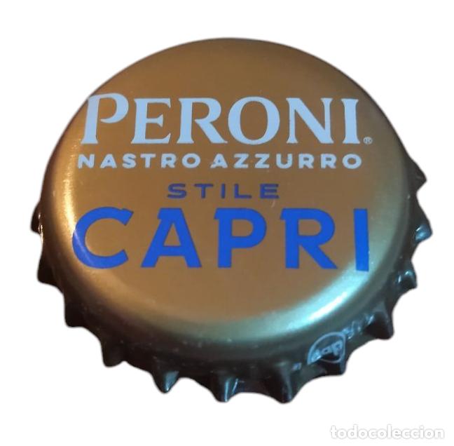 Collectable Beer: CHAPA DE CERVEZA PERONI STILE CAPRI. USADO.