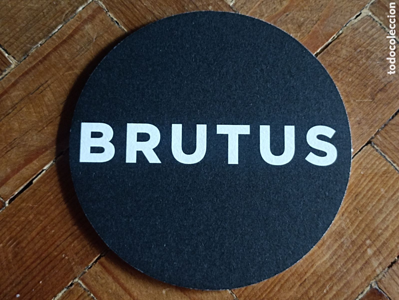 Colecionismo de cervejas: Posavasos Cerveza Brutus - Cart&oacute;n r&iacute;gido - Pedido m&iacute;nimo 3 &euro;