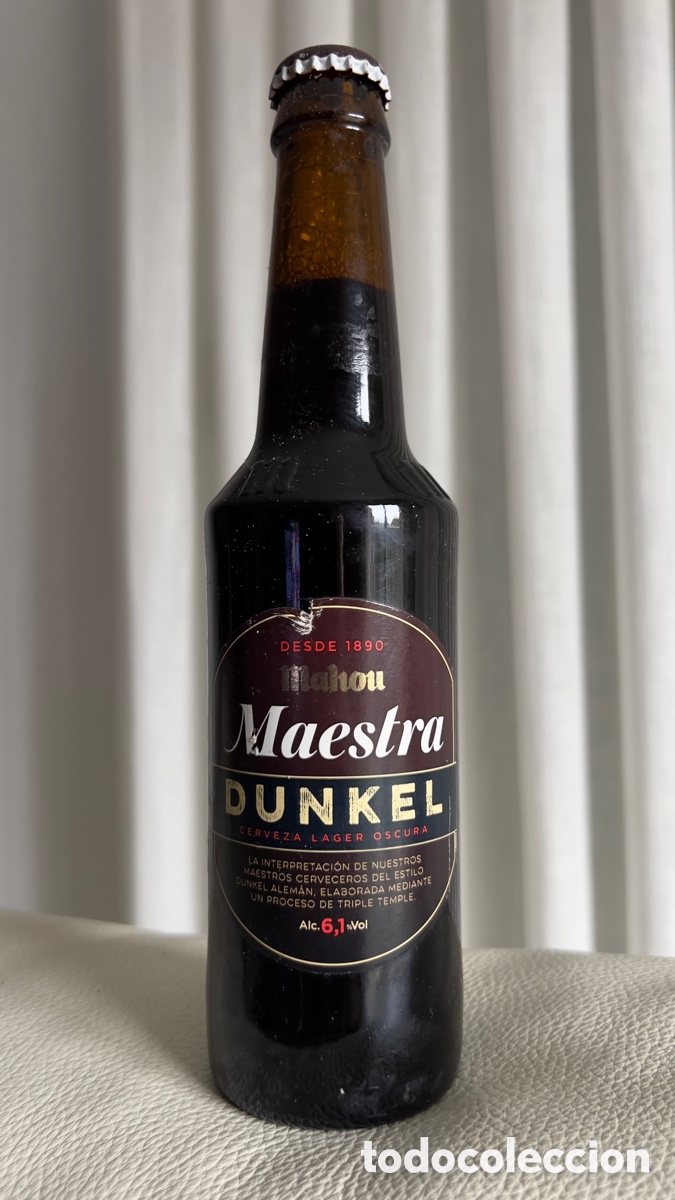 Coleccionismo de cervezas: Cerveza Mahou Maestra Dunkel 33cl