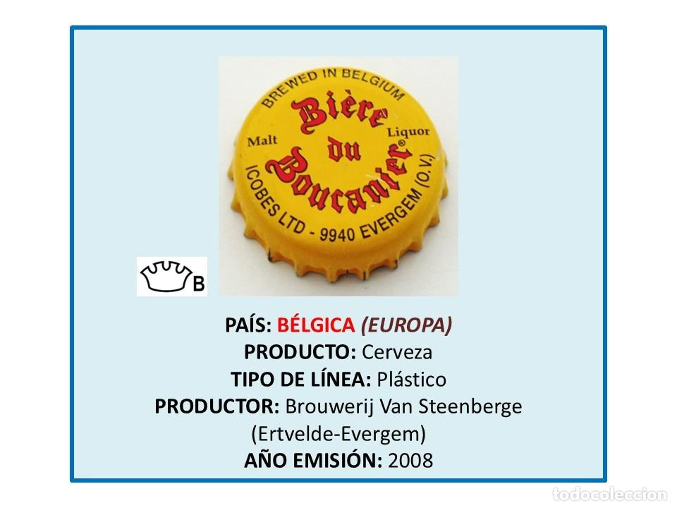 Collectionnisme de bi&egrave;res: TAPON CORONA CAPSULA CHAPA CERVEZA BOUCANIER (B&Eacute;LGICA)