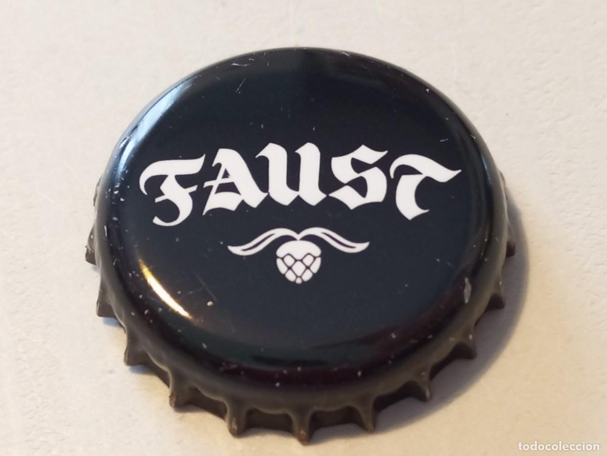 Coleccionismo de cervezas: Chapa tap&oacute;n corona de la cerveza alemana FAUST