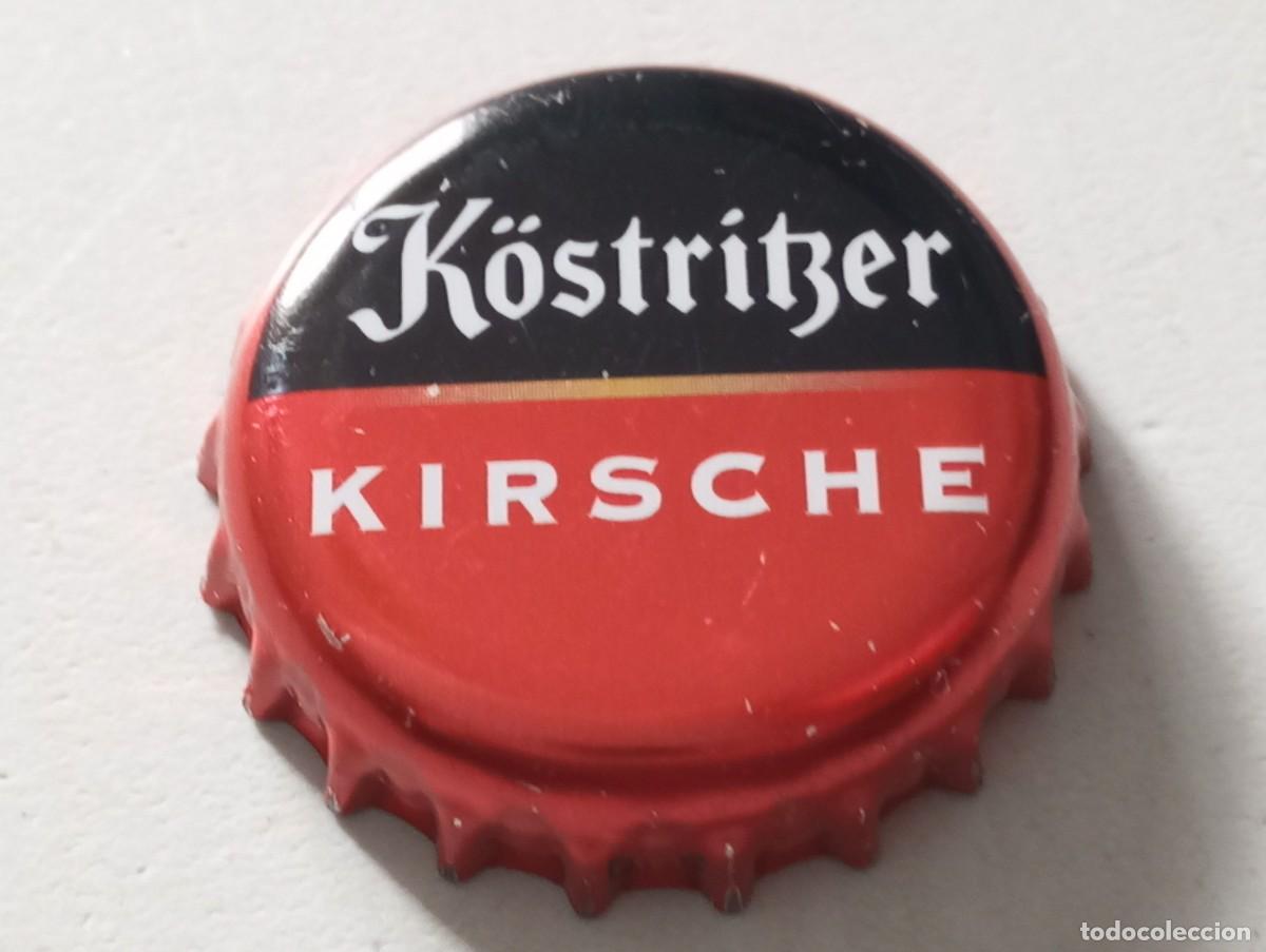 Coleccionismo de cervezas: Chapa tap&oacute;n corona de la cerveza alemana K&Ouml;STRITZER KIRSCHE