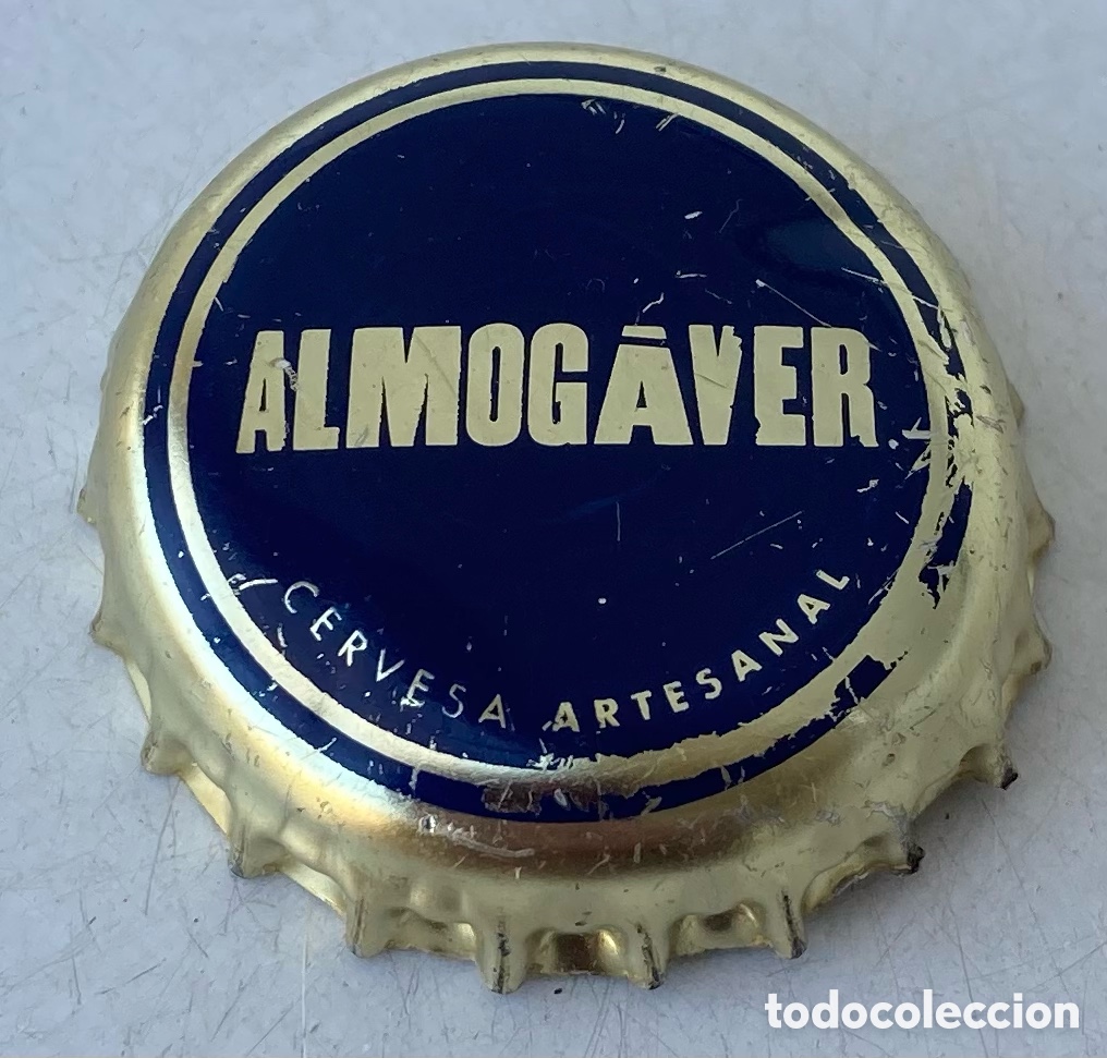 Sammeln von Brauereiartikeln: BOTTLE CAP TAP&Oacute;N CORONA CHAP&Oacute;N CERVEZA ARTESANA ALMOG&Agrave;VER (6). BARCELONA.--LOTE N. 1008--CARMANJO