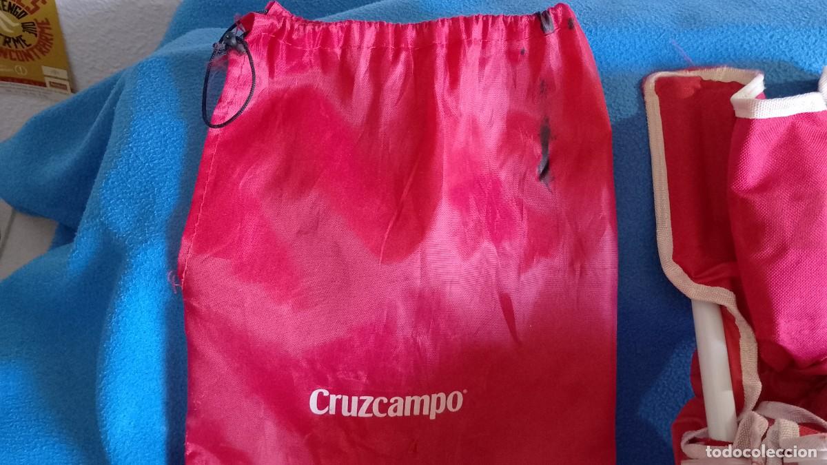 Coleccionismo de cervezas: Dos sillas de playa CRUZCAMPO - Foto 11