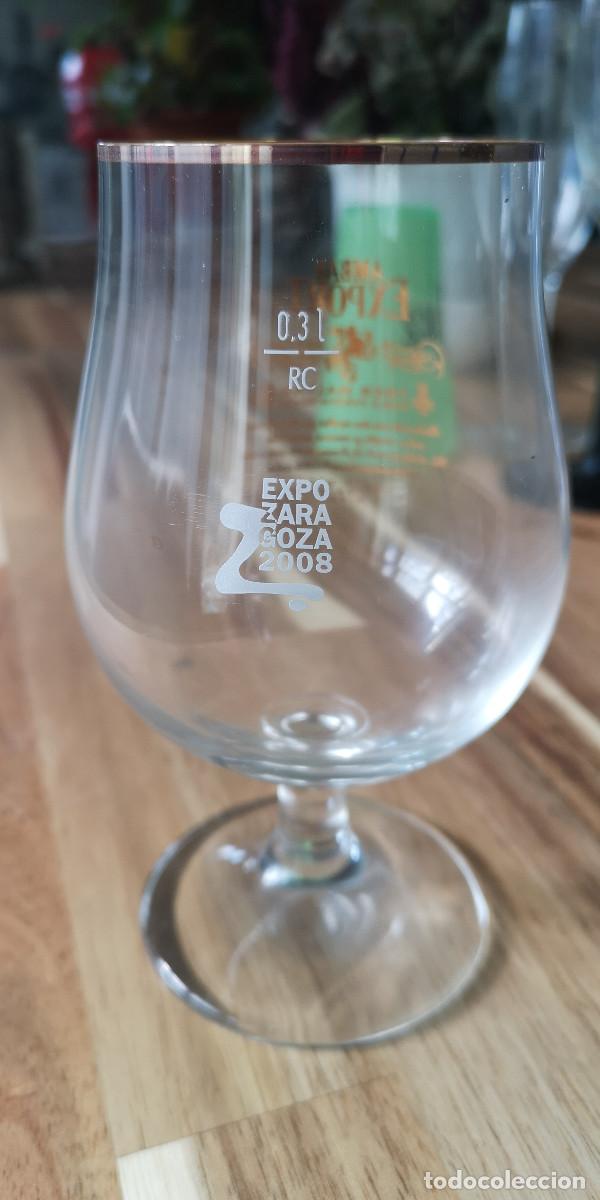 Coleccionismo de cervezas: VASO COPA CERVEZA - AMBAR EXPORT - 30 cl - Foto 2