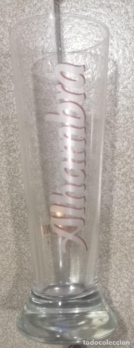 Coleccionismo de cervezas: VASO COPA CERVEZA - ALHAMBRA - Foto 1