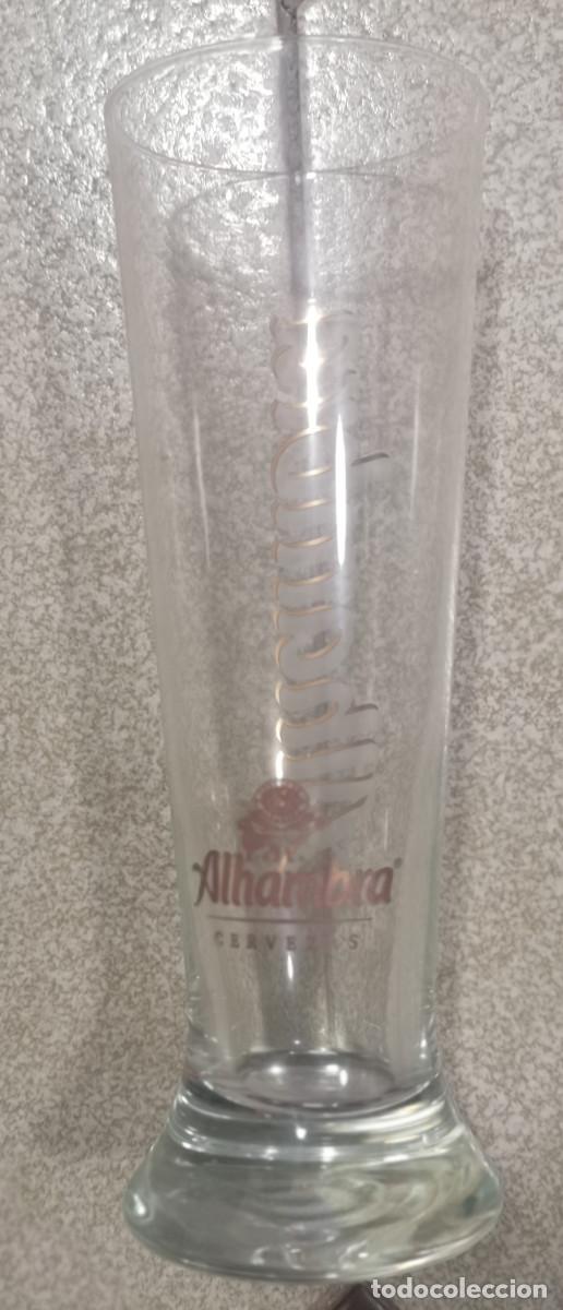 Coleccionismo de cervezas: VASO COPA CERVEZA - ALHAMBRA - Foto 2