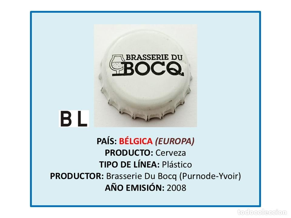 Collectionnisme de bi&egrave;res: TAPON CORONA CAPSULA CHAPA CERVEZA BOCQ (B&Eacute;LGICA)