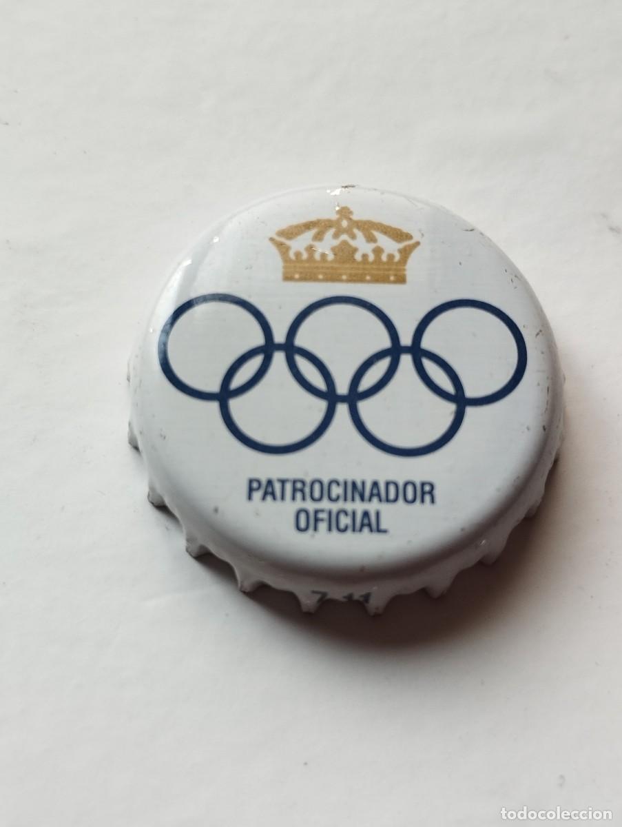 Collectionnisme de bi&egrave;res: CHAPA - TAPA CORONA CERVEZA SIN ALCOHOL PATROCINADOR JUEGOS OLIMPICOS - ARGENTINA - CAPS - TAPON