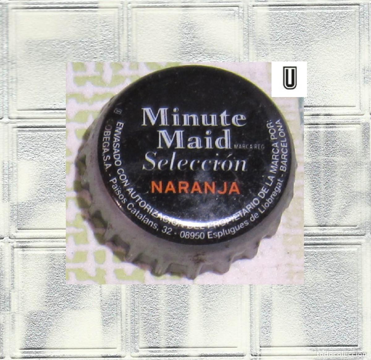 Collezionismo di birre: CHAPAS TAPON CORONA CHAPA MINUTE MAID NARANJA