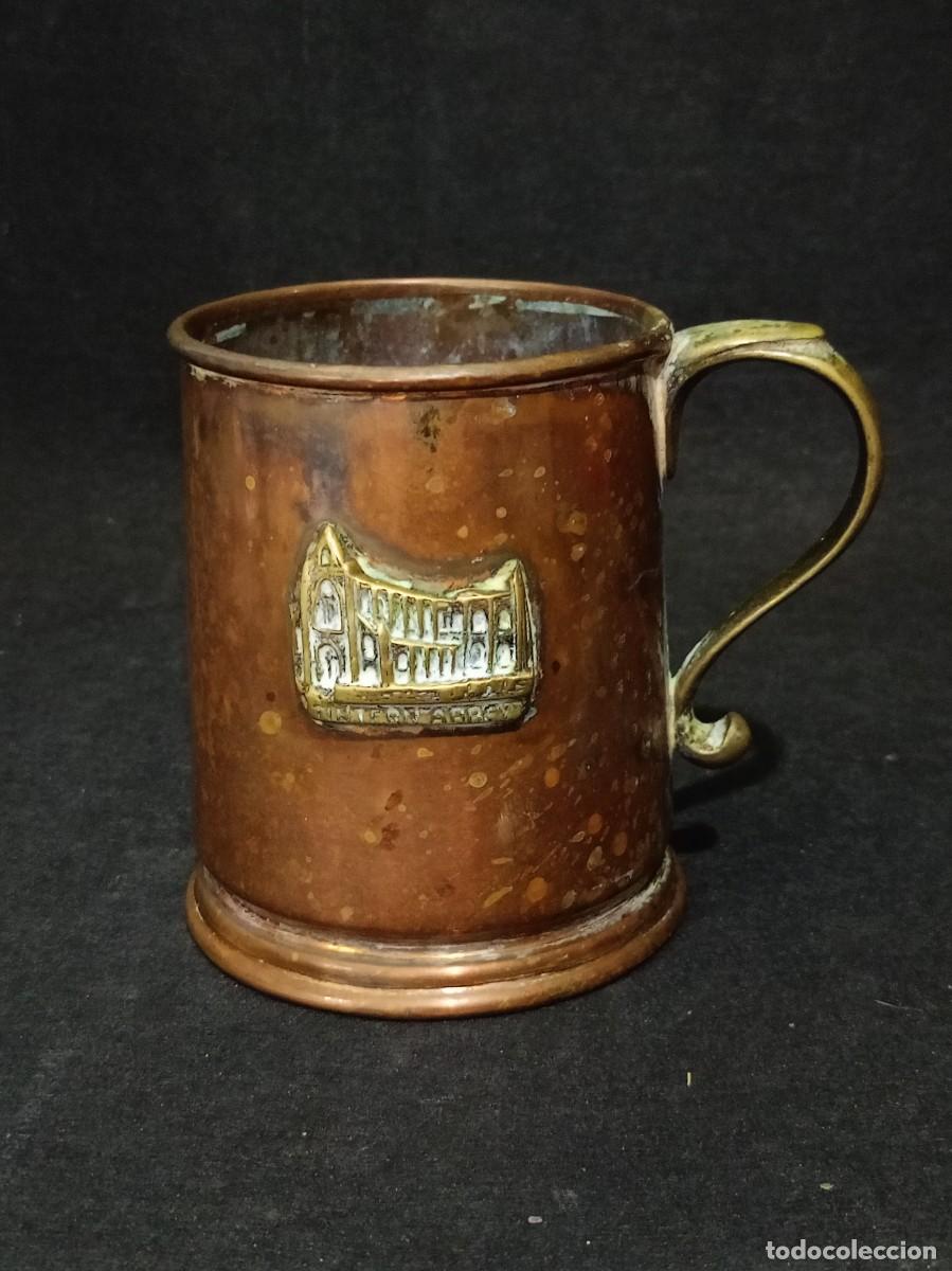 Coleccionismo de cervezas: jarra de laton y cobre - Foto 2