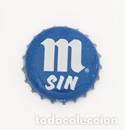 Coleccionismo de cervezas: CHAPA DE CERVEZA - MAHOU SIN - AZUL - ESPA&Ntilde;A - ESPA&Ntilde;OLA - BEBIDA - LETRA M EME
