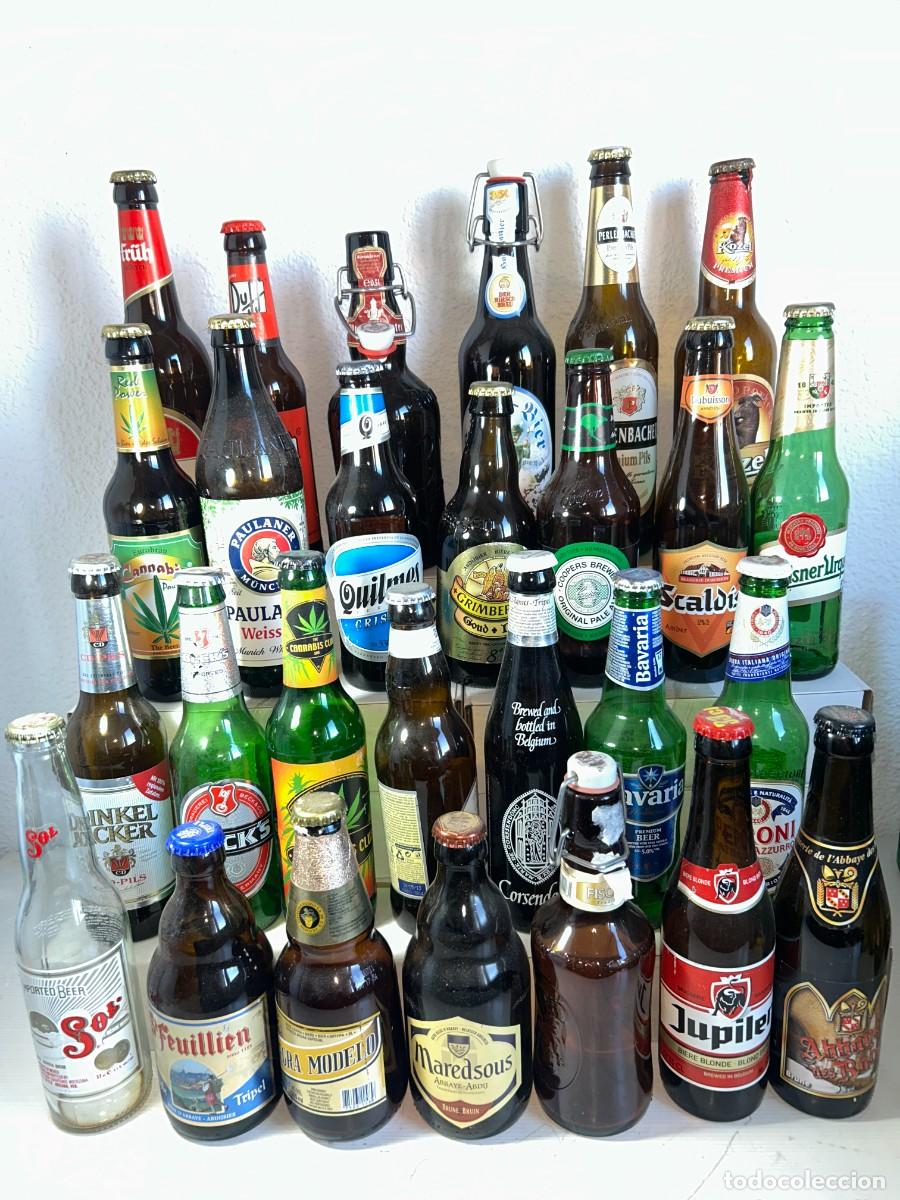 Coleccionismo de cervezas: LOTE DE 27 BOTELLAS DE CERVEZA - Foto 1