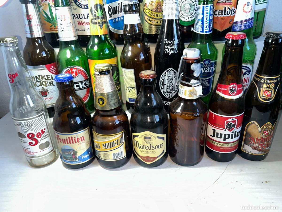 Coleccionismo de cervezas: LOTE DE 27 BOTELLAS DE CERVEZA - Foto 2